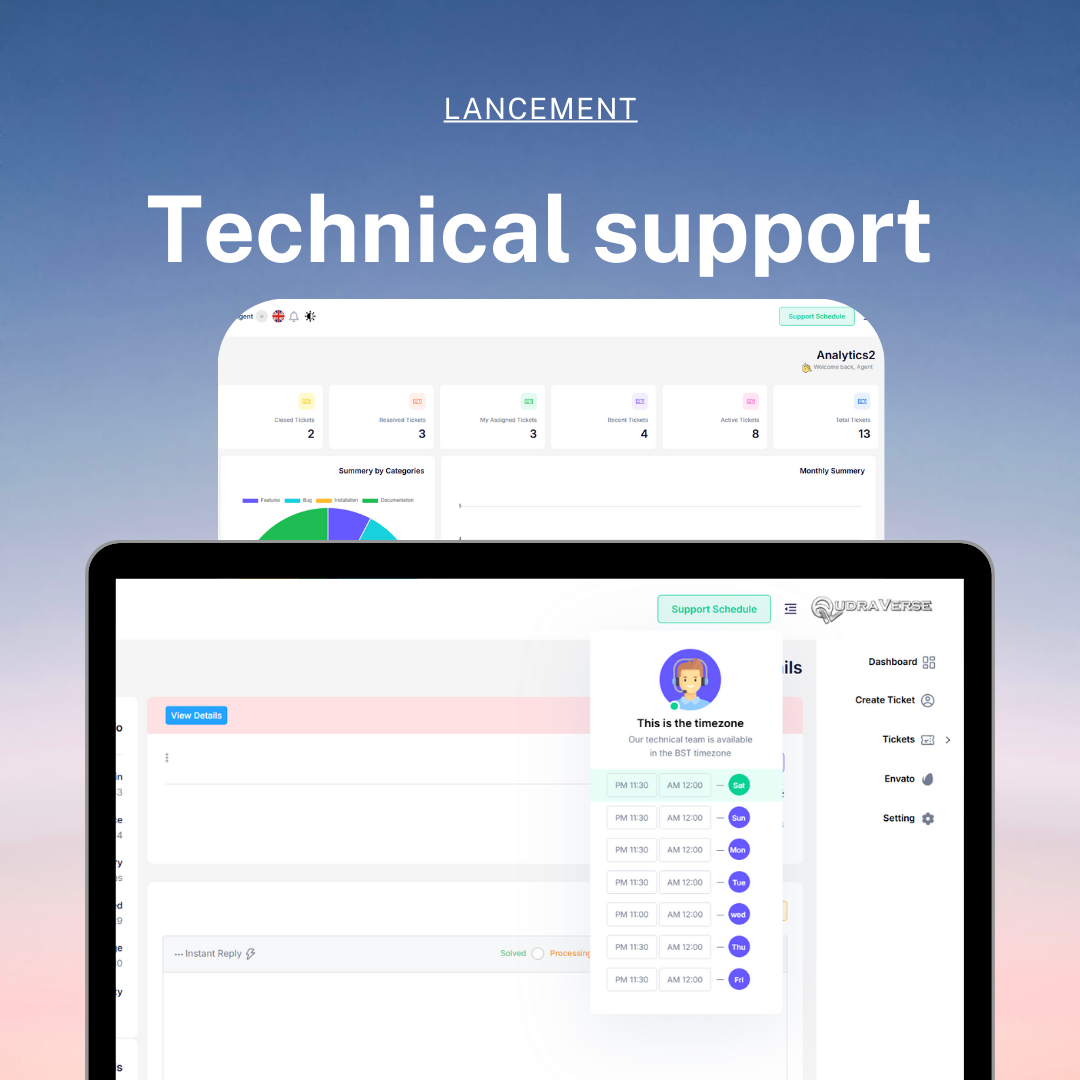 Technical support - CUSTOM Development