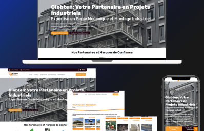 Globten.ma – BTP & Metal Construction Company Website